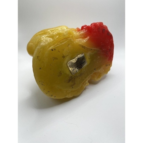 Vintage Red & Yellow Frog Candle by "Out of the Ordinary" Chicago UNIQUE Large - Picture 8 of 8